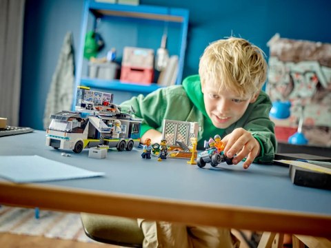 Lego LEGO City 60418 Policyjna ciężarówka z laboratorium kryminalnym Lego LEGO City 60418 Policyjna ciężarówka z laboratorium kryminalnym