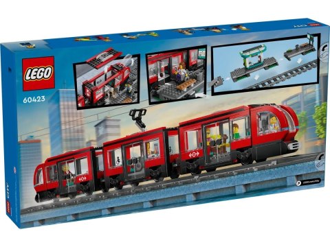 Lego LEGO City 60423 Tramwaj miejski ze stacją Lego LEGO City 60423 Tramwaj miejski ze stacją