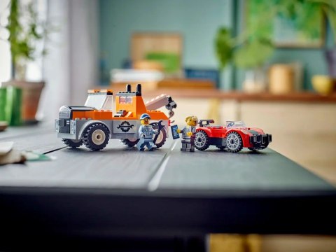 Lego LEGO City 60435 Samochód pomocy drogowej i naprawa sportowego auta Lego LEGO City 60435 Samochód pomocy drogowej i naprawa sportowego auta