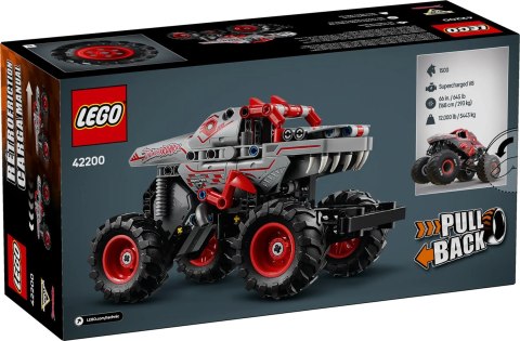 Lego LEGO TECHNIC 42200 Monster Jam™ ThunderROARus™ z napędem typu pull-back Lego LEGO TECHNIC 42200 Monster Jam™ ThunderROARus™ z napędem typu pull-back