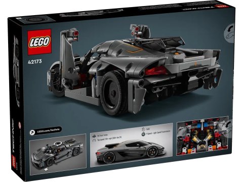 Lego LEGO Technic 42173 Szary hipersamochód Koenigsegg Jesko Absolut Lego LEGO Technic 42173 Szary hipersamochód Koenigsegg Jesko Absolut