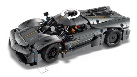 Lego LEGO Technic 42173 Szary hipersamochód Koenigsegg Jesko Absolut Lego LEGO Technic 42173 Szary hipersamochód Koenigsegg Jesko Absolut