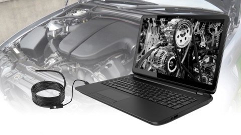 Media tech MEDIA-TECH MOBILE ENDOSCOPE - ENDOSKOP USB, ROZDZIELCZOŚĆ VGA, DŁUGOŚĆ 5M, PODŚWIETLENIE LED, MICROUSB, ANDROID MT4095 Media tech MEDIA-TECH MOBILE ENDOSCOPE - ENDOSKOP USB, ROZDZIELCZOŚĆ VGA, DŁUGOŚĆ 5M, PODŚWIETLENIE LED, MICROUSB, ANDROID MT4095