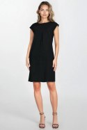 Sukienka Luźna sukienka z rayonu S271 Black - Nife