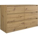 TOP E SHOP K120 KARO KOMODA 6 SZUFLAD ARTISAN
