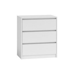 TOP E SHOP K3 KARO KOMODA 3 SZUFLADY BIAŁY