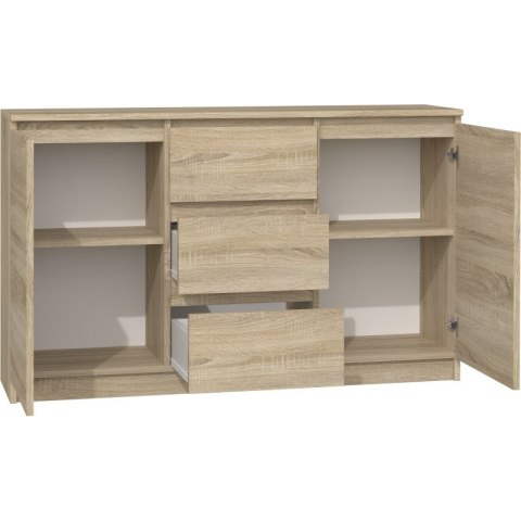 TOP E SHOP KOMODA 2 DRZWI 3 SZUFLADY SONOMA TOP E SHOP KOMODA 2 DRZWI 3 SZUFLADY SONOMA