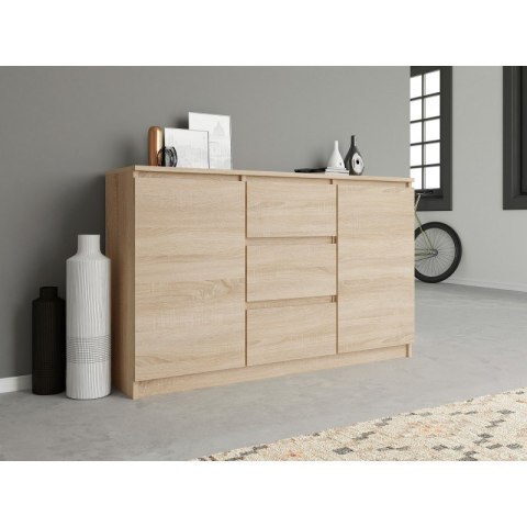 TOP E SHOP KOMODA 2 DRZWI 3 SZUFLADY SONOMA TOP E SHOP KOMODA 2 DRZWI 3 SZUFLADY SONOMA