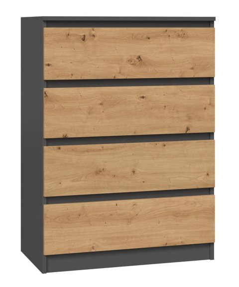 TOP E SHOP Komoda M4 70x40xH97 antracyt/artisan TOP E SHOP Komoda M4 70x40xH97 antracyt/artisan
