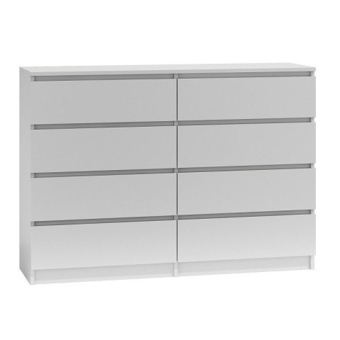 TOP E SHOP M8 MALWA KOMODA 140CM 8 SZUFLAD BIAŁY TOP E SHOP M8 MALWA KOMODA 140CM 8 SZUFLAD BIAŁY