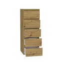 TOP E SHOP W5 KOMODA 5 SZUFLAD ARTISAN