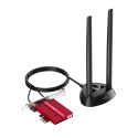 CUDY Karta sieciowa CUDY WE4000 AX5400 Wi-Fi 6/6E BT 5.2 Intel AX210NGW Radiator PCIe + Antena na kablu