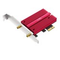 CUDY Karta sieciowa CUDY WE4000 AX5400 Wi-Fi 6/6E BT 5.2 Intel AX210NGW Radiator PCIe + Antena na kablu