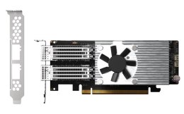 QNAP Qnap QXG-100G2SF-E810, 2x QSFP28 100Gb, low-profile, PCIe Gen4 x16