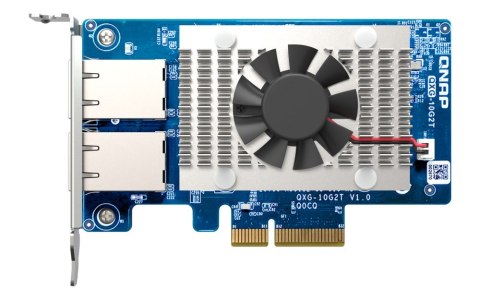 QNAP Qnap QXG-10G2T, 2x 10GbE, PCIe Gen3 x4, Low-profile QNAP Qnap QXG-10G2T, 2x 10GbE, PCIe Gen3 x4, Low-profile