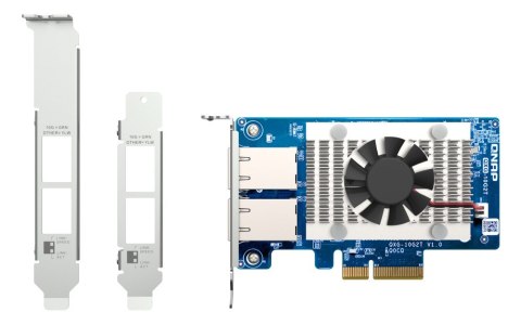 QNAP Qnap QXG-10G2T, 2x 10GbE, PCIe Gen3 x4, Low-profile QNAP Qnap QXG-10G2T, 2x 10GbE, PCIe Gen3 x4, Low-profile