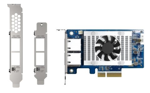 QNAP Qnap QXG-10G2T-X710, 2x 10GbE RJ-45, Intel X710, PCIe Gen3 x4 QNAP Qnap QXG-10G2T-X710, 2x 10GbE RJ-45, Intel X710, PCIe Gen3 x4