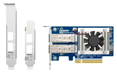 QNAP Qnap QXG-25G2SF-E810, 2x SFP28 25Gb, low-profile, PCIe Gen4 x8 QNAP Qnap QXG-25G2SF-E810, 2x SFP28 25Gb, low-profile, PCIe Gen4 x8