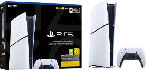 Sony Sony Playstation 5 Digital Edition 1TB Slim Edition (WYPRZEDAŻ) Sony Sony Playstation 5 Digital Edition 1TB Slim Edition (WYPRZEDAŻ)