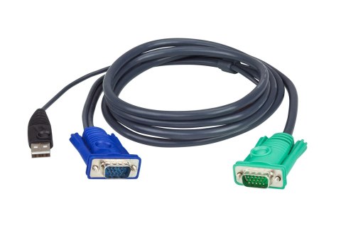ATEN Kabel ATEN 2L-5205U (5m; D-Sub (VGA) M - D-Sub (VGA) M; kolor czarny)