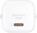 AUKEY AUKEY ŁADOWARKA SIECIOWA GAN USB-C, PD 30W, BIAŁA