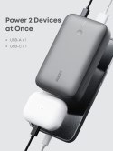 AUKEY AUKEY POWERBANK 20 000 MAH, USB-C 22,5W, USB-A,MINI, SZARY