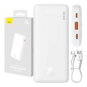 Baseus BASEUS POWERBANK AIRPOW 10000MAH 20W (BIAŁY)