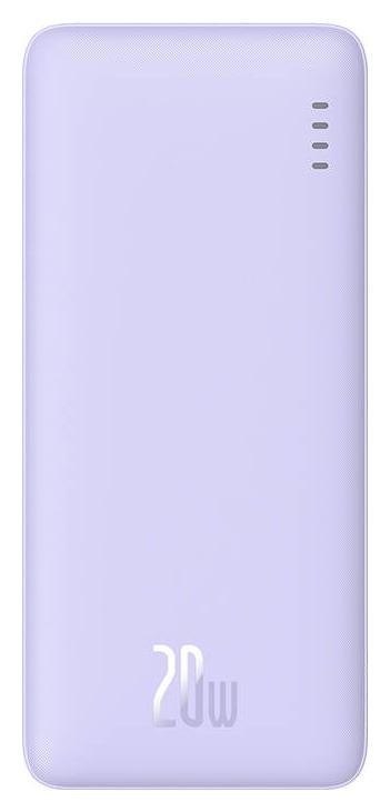 Baseus BASEUS POWERBANK AIRPOW 10000MAH 20W (FIOLETOWY) Baseus BASEUS POWERBANK AIRPOW 10000MAH 20W (FIOLETOWY)