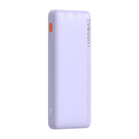 Baseus BASEUS POWERBANK AIRPOW 10000MAH 20W (FIOLETOWY) Baseus BASEUS POWERBANK AIRPOW 10000MAH 20W (FIOLETOWY)