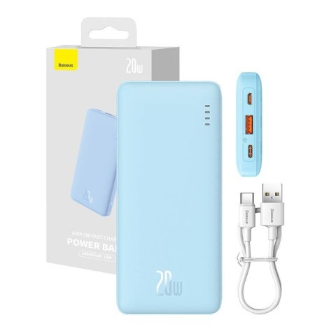 Baseus BASEUS POWERBANK AIRPOW 10000MAH 20W (NIEBIESKI) Baseus BASEUS POWERBANK AIRPOW 10000MAH 20W (NIEBIESKI)