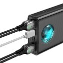 Baseus BASEUS POWERBANK AMBILIGHT 30000MAH, 4XUSB, USB-C, 65W (CZARNY)