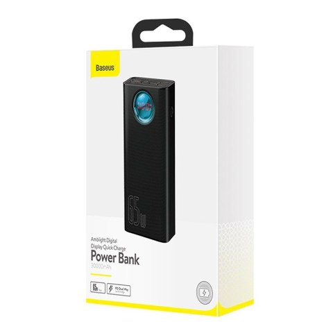 Baseus BASEUS POWERBANK AMBILIGHT 30000MAH, 4XUSB, USB-C, 65W (CZARNY) Baseus BASEUS POWERBANK AMBILIGHT 30000MAH, 4XUSB, USB-C, 65W (CZARNY)