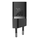 Baseus Ładowarka Baseus GaN5 mini 1C 30W EU+kabel USB-C (cluster black)