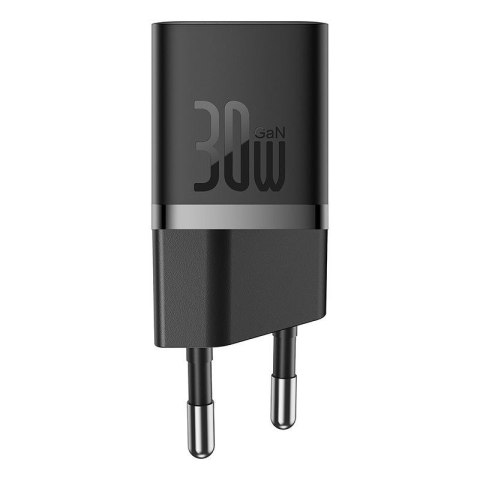 Baseus Ładowarka Baseus GaN5 mini 1C 30W EU+kabel USB-C (cluster black) Baseus Ładowarka Baseus GaN5 mini 1C 30W EU+kabel USB-C (cluster black)
