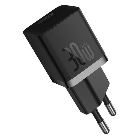 Baseus Ładowarka Baseus GaN5 mini 1C 30W EU+kabel USB-C (cluster black) Baseus Ładowarka Baseus GaN5 mini 1C 30W EU+kabel USB-C (cluster black)