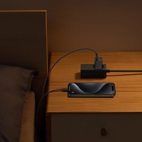 Baseus Ładowarka Baseus GaN5 mini 1C 30W EU+kabel USB-C (cluster black) Baseus Ładowarka Baseus GaN5 mini 1C 30W EU+kabel USB-C (cluster black)