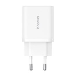 Baseus Ładowarka sieciowa Baseus Cube C+U 30W EU (moon white)