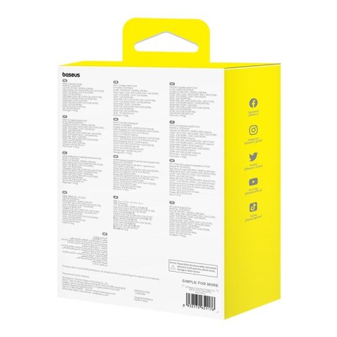 Baseus Ładowarka sieciowa Baseus Cube C+U 30W EU (moon white) Baseus Ładowarka sieciowa Baseus Cube C+U 30W EU (moon white)