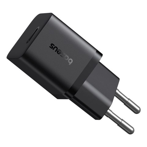 Baseus Ładowarka sieciowa Baseus GaN5 1C 25W EU (czarny) Baseus Ładowarka sieciowa Baseus GaN5 1C 25W EU (czarny)