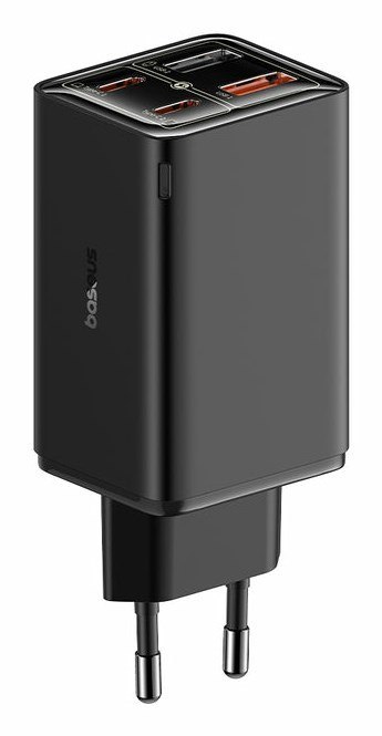 Baseus Ładowarka sieciowa Baseus GaN6 Pro FastCharger 2C+2U 65W EU (cluster black) Baseus Ładowarka sieciowa Baseus GaN6 Pro FastCharger 2C+2U 65W EU (cluster black)