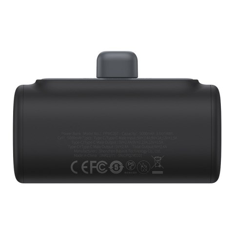 Baseus Powerbank Baseus Compact 5000mAh USB-C (czarny) Baseus Powerbank Baseus Compact 5000mAh USB-C (czarny)