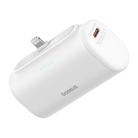 Baseus Powerbank Baseus Compact IP 5000mAh 20W USB-C/Lightning (biały) Baseus Powerbank Baseus Compact IP 5000mAh 20W USB-C/Lightning (biały)