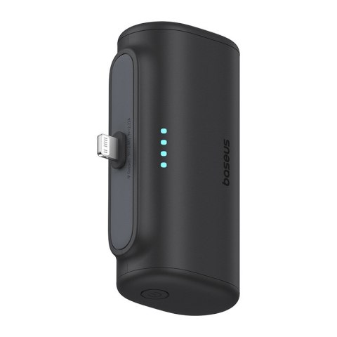 Baseus Powerbank Baseus Compact IP 5000mAh 20W USB-C/Lightning (czarny) Baseus Powerbank Baseus Compact IP 5000mAh 20W USB-C/Lightning (czarny)