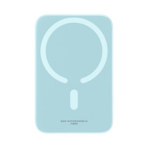 Baseus Powerbank Baseus Magnetic Mini Air 6000mAh (niebieski) Baseus Powerbank Baseus Magnetic Mini Air 6000mAh (niebieski)