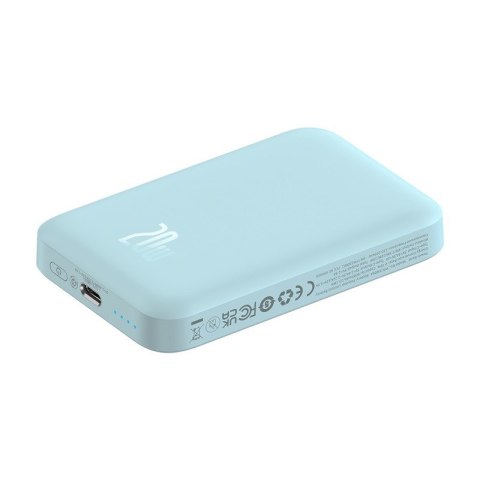 Baseus Powerbank Baseus Magnetic Mini Air 6000mAh (niebieski) Baseus Powerbank Baseus Magnetic Mini Air 6000mAh (niebieski)