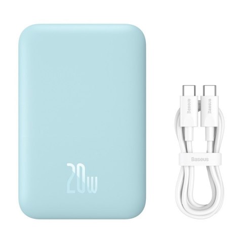 Baseus Powerbank Baseus Magnetic Mini Air 6000mAh (niebieski) Baseus Powerbank Baseus Magnetic Mini Air 6000mAh (niebieski)