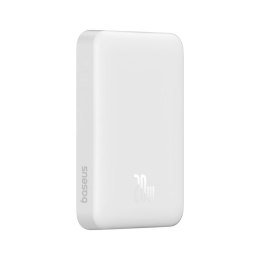 Baseus Powerbank Baseus Magnetic Mini Air Wireless 10000mAh 20W+kabel USB C-USB C (biały)