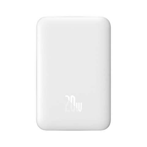 Baseus Powerbank Baseus Magnetic Mini Air Wireless 10000mAh 20W+kabel USB C-USB C (biały) Baseus Powerbank Baseus Magnetic Mini Air Wireless 10000mAh 20W+kabel USB C-USB C (biały)