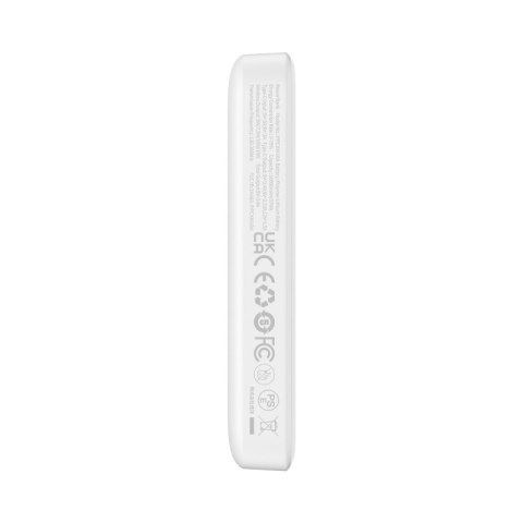 Baseus Powerbank Baseus Magnetic Mini Air Wireless 10000mAh 20W+kabel USB C-USB C (biały) Baseus Powerbank Baseus Magnetic Mini Air Wireless 10000mAh 20W+kabel USB C-USB C (biały)