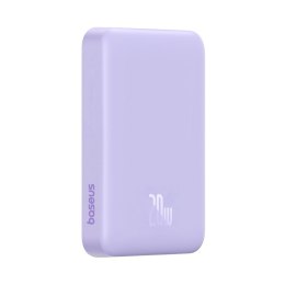Baseus Powerbank Baseus Magnetic Mini Air Wireless 10000mAh 20W+kabel USB C-USB C (fiolet)